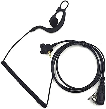 JUSTWEIXING Iki Yönlü Taşınabilir Radyo ile 1-pin Gizli Kıvırcık Eğrisi Kulaklık Ahize Mikrofon PTT Motorola Uzun Menzilli walkie