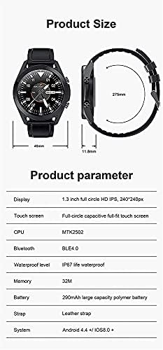 Akıllı saat G33 Bluetooth Çağrı nabız monitörü Spor Erkek Smartwatch Kan Basıncı Spor 10 Gün Bekleme Android ıOS için (Renk:
