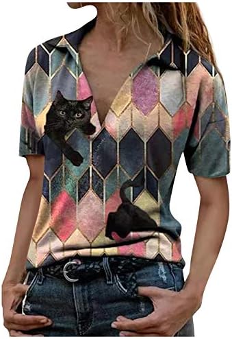 Kadınlar için gömlek Trendy, Seksi Kapalı Omuz Tops Gömlek Tee Gömlek Kısa Kollu Ince T Shirt Bluzlar V Boyun Yakalı