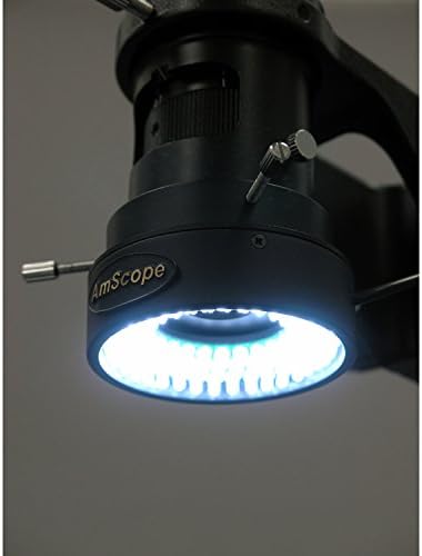AmScope H800-3M Dijital Monoküler Muayene Mikroskobu, 0.7 X-5.0 X Zoom Objektifi, 11X-80X Büyütme, 4-1/ 8 Çalışma Mesafesi, Sütun