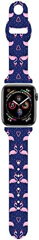 BONICI akıllı saat Band ıçin Apple Izle (38mm 40mm 41mm), Zarif Aşk Kalp Severler Sevgililer Günü Tema Spor Yumuşak Silikon Kauçuk