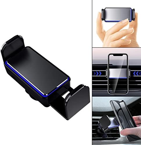 Kesoto Mini Araba Havalandırma Telefon Dağı Eller-Serbest Araç Standı Hava Firar Klip Tutucu için 13 12 11 6 7 Cep Telefonu Smartphone-Siyah