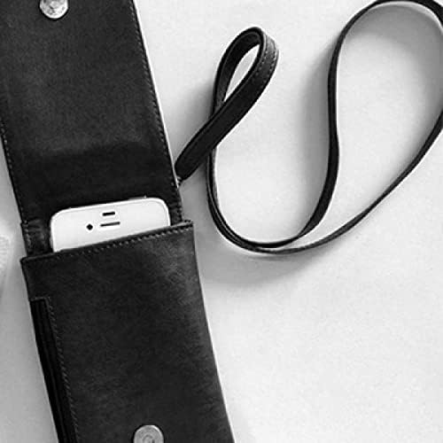 Alıntı Görüşürüz Art Deco Hediye Moda Telefon cüzdan çanta Asılı Cep Kılıfı Siyah Cep