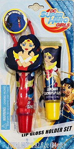 Dc Comics Süper Kahraman Kız Kozmetik Seti Klip Kızlar İçin (+3 yıl) (Dudak Parlatıcısı 2 Paket Seti)