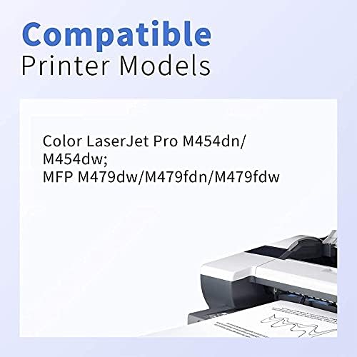 myCartridge SUPRİNT (ÇİP ile) Yeniden Üretilmiş Toner Kartuşu HP yedek malzemesi 414A 414 A W2020A kullanımı ile Renk Pro M454dw