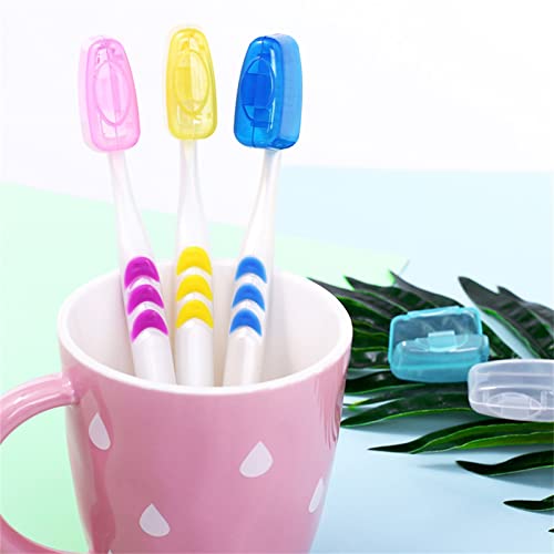 Taşınabilir Diş Fırçası Başı Toz Geçirmez Koruyucu Diş Fırçası Kılıfı Kapakları 6'lı Paket, Ev ve Dış Mekan için Harika
