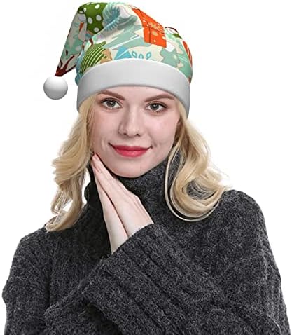 Noel ren geyiği Noel Şapka, Santa Şapka, Noel Tatil Şapka Unisex Kadife Konfor Noel Şapka Yeni Yıl Partisi