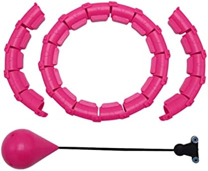 Ağırlıklı hula hoop ağırlıklı hoola çemberler yetişkinler için akıllı hula hoop ayarlanabilir boyutu ayrılabilir 24 knot Ağırlık