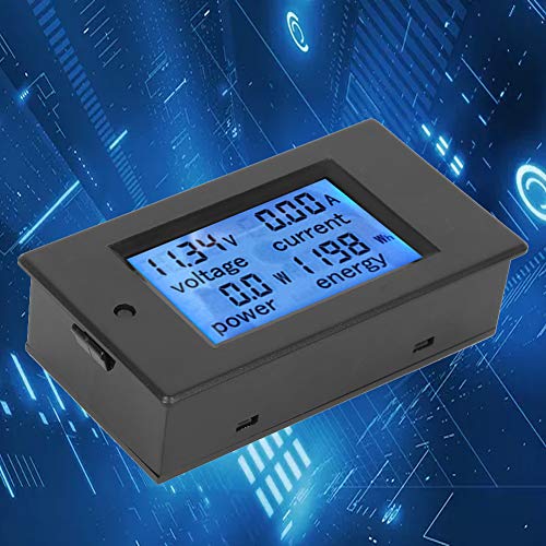 Voltmetre Ampermetre, Elektrikli Ev Aletleri için Dijital Ampermetre Test Cihazı Arkadan Aydınlatmalı LCD Ekran