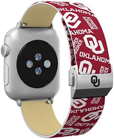 Oklahoma Sooners Tam Baskı Hızlı Değişim saat Kayışı Kazınmış Toka ile Samsung ve Daha Fazlası ile Uyumludur.