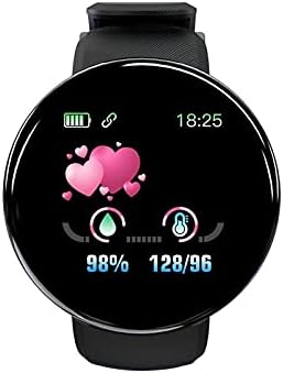 çocuklar için hhscute Akıllı Saat, Android için Su geçirmez Saat 1.44 inç Ekran Pasometre Su Geçirmez Uyku Tracker (Siyah)