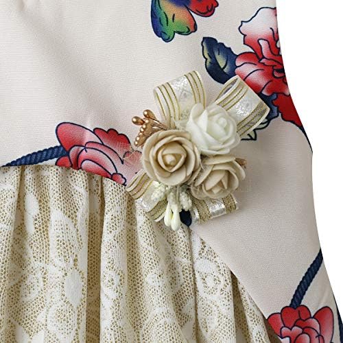 Bebek Kız Toddler Yaz Çiçek Tank Elbise Günlük Giyim Prenses Elbise ile Korsaj 0-3 Yıl