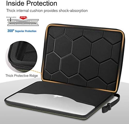 FİNPAC Sert Dizüstü bilgisayar kılıfı macbook çantası Pro M1 14 inç 2021, 13,3 MacBook Air/ Pro, Darbeye Dayanıklı Bilgisayar