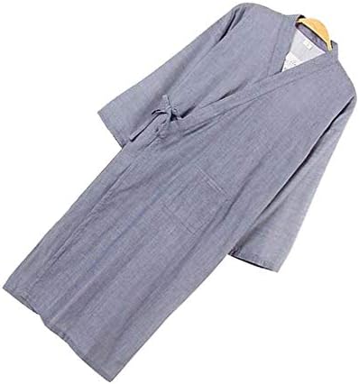 Ejderha mı?Askerler (İnce) Japon Tarzı Erkekler Pamuk Bornoz Pijama Kimono Etek, A3