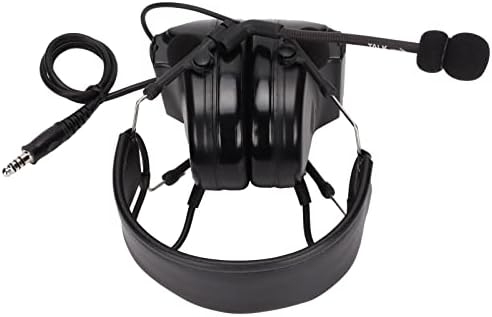 Radyo Kulaklık, Walkie Talkie Kulaklık Silikon Earmuffs 7.1 mm Ayarlanabilir Kafa Dağı ile U94 PPT için Walkie Talkie için 1
