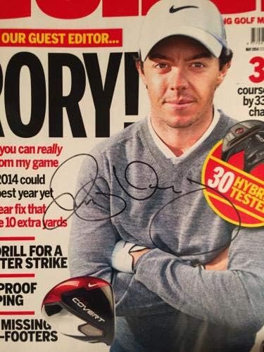 Rory McIlroy İmzalı imza JSA Golf Dergisi Güzel İmza-İmzalı Golf Dergileri
