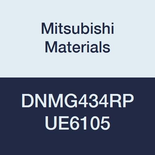 Mitsubishi Materials DNMG434RP UE6105 CVD Kaplamalı Karbür Delikli DN Tipi Negatif Tornalama Ucu, Sabit Kesim, Eşkenar Dörtgen