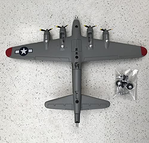 T-Oyuncak 1/144 Ölçekli Askeri USAF B-17 Bombacı Alaşım Modeli, yetişkin Oyuncaklar ve Hediye, 8.4 İnç x 5.7 İnç