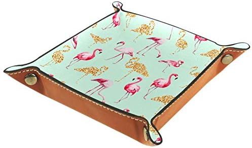 LORVİES Flamingo desen saklama kutusu küp sepet kovaları konteynerler ofis ev için