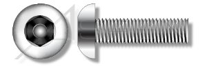 (1000 adet) 3/8-16X1 / 2 Sabotaj Dayanıklı Makine Vidaları Düğme Başkanı Hex Soket Pin, İnsert Bit Paslanmaz Çelik Içerir Aspen