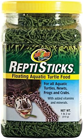 Hayvanat Bahçesi Med Reptisticks Yüzen Sucul Kaplumbağa Gıda Boyutu: 1.2 lbs