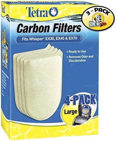 Tetra Whisper EX Karbon Filtre Kartuşu Büyük 4 Parça-3 PAKET