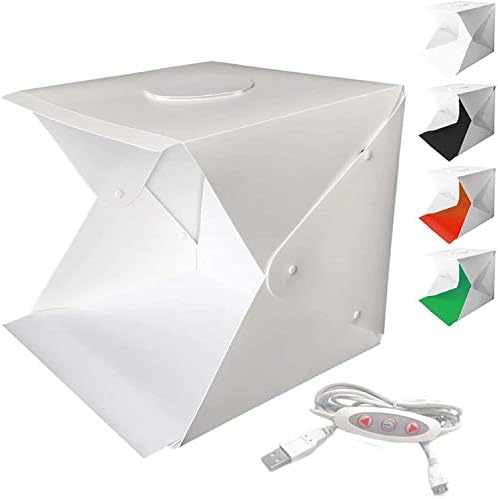 WANBY fotoğraf stüdyosu çadır Mini katlanabilir fotoğraf stüdyosu taşınabilir ışık kutusu kiti ile led ışık çadır ayarlanabilir