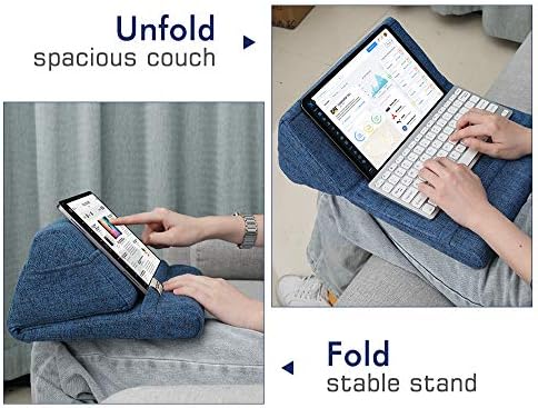 MoKo Tablet Yastık Standı, yumuşak Yatak Yastık Tutucu Xmas Hediye için kadar 11 Ped, Uyar iPad 10.2(9th Gen), Yeni iPad Mini