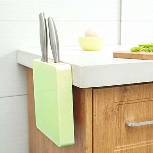 LCHENFA Bıçak Bloğu, mutfak tezgahı için bıçak tutacağı çekmece bloğu bıçaksız üniversal bıçak depolama çıkarılabilir kolay temizlik-yeşil