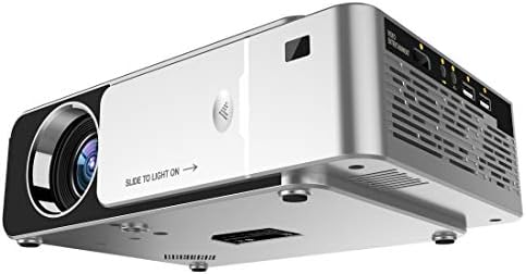 DUANDETAO T6 3500ANSİ Lümen 1080P LCD Teknolojisi Mini Taşınabilir HD Tiyatro Projektörü, HDMI, AV, VGA, USB Desteği (Kırmızı)
