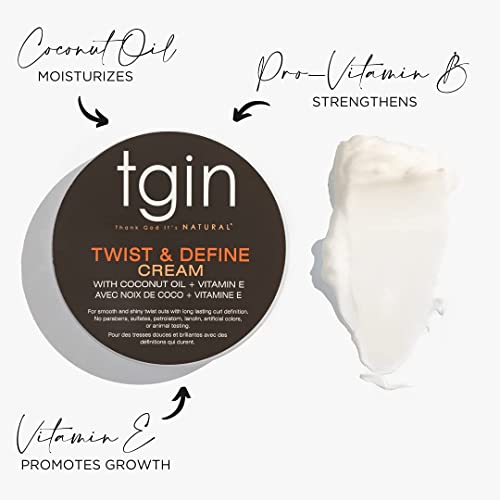 tgin Twist out bundle-Curl Bomb, Twist and Define Cream ve Pürüzsüz ve Tutma Kenarı Kontrolü-tip 4 saç - düşük gözeneklilik -