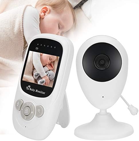 CUEA Kablosuz Video Monitörü, 2.4 İnç Tft LCD Ekran 5M Gece Görüş 2 Yönlü Ses Bebek Monitörü 100M Uzun Menzilli Gece Lambası