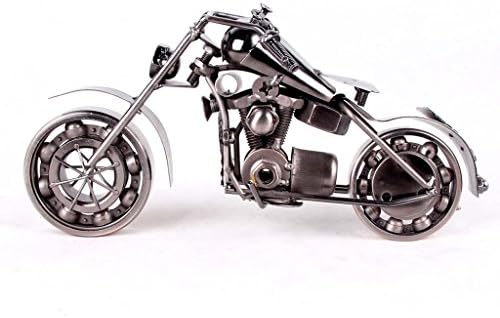 Fancinate Büyük Motosiklet Koleksiyon Demir Sanat Heykel 10.2 El Yapımı Hurda Metal Somun ve Cıvata Ölçekli Modeli Figürler Motosiklet