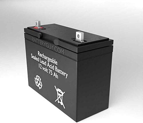 BatteryGuy Quantum Rehab 4Front Yedek 12V 75Ah Pil-BatteryGuy Marka Eşdeğeri (2 Adet)