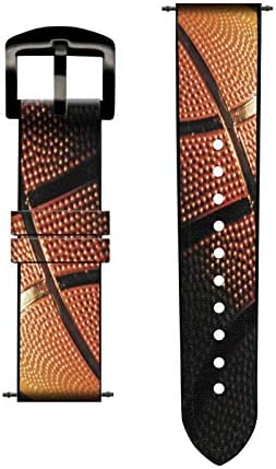 CA0136 Basketbol Spor Deri akıllı saat Band Kayışı Kol Saati Smartwatch akıllı saat Boyutu (24mm)