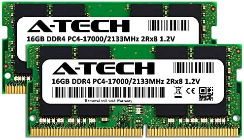 A-Tech 32 GB Kiti (2x16 Gb) RAM Acer Aspire 5 için A515-52K-P0M6 Dizüstü / DDR4 2133 MHz SODIMM PC4-17000 (PC4-2133P) Olmayan
