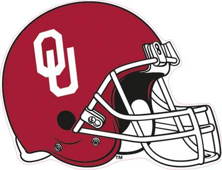 5 İnç futbol kaskı OU Oklahoma Üniversitesi Sooners Boomer Er Logo Çıkarılabilir duvar çıkartması Sticker Sanat NCAA Ev Odası