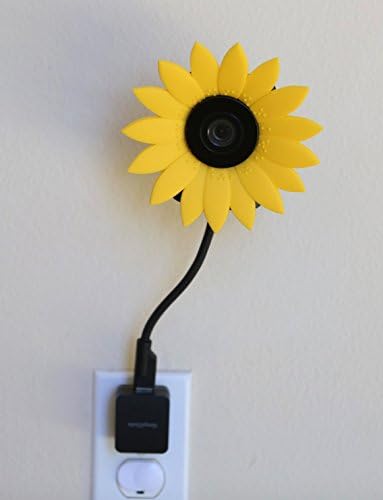 Hide-Your-Cam Yuva Kam Güvenlik Kamera Kamuflaj Güneş Çiçek Kapak Kılıf Kılık Koruma Dekorasyon Yi Ev Kam üzerinde De Uyar