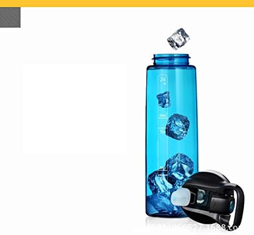 Feeryou Büyük Kapasiteli 700 ML Spor Fincan Sıkı Mühür Sızdırmaz aşınmaya Dayanıklı BPA Su Şişesi Süper Güçlü (Renk: Sarı)