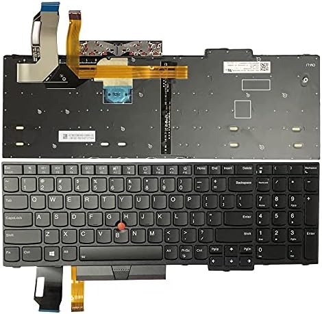 GinTai Klavye 5N20V77927 5N20V78108 5N20V7890 Değiştirme için Lenovo ThinkPad 1st Gen T15 P15S ABD Arkadan Aydınlatmalı