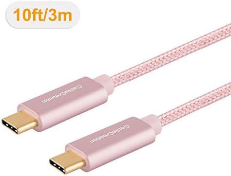 CableCreation USB C Kablosu 10FT 60 W USB C USB C Hızlı şarj kablosu USB Tip-C C Kablosu Örgülü 3A 60 W 480 Mbps Veri için MacBook