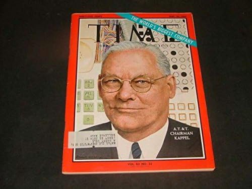 Zaman 29 Mayıs 1964 Dünyanın En Büyük Şirketi: A. T. & T; Yönetim Kurulu Başkanı Kappel