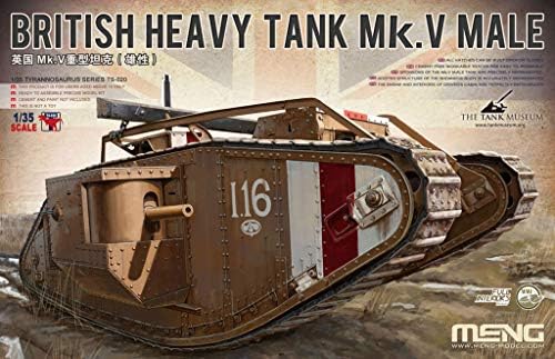 Meng 1/35 Ölçekli İngiliz Ağır Tankı Mk.v Erkek-Plastik Model Oluşturma Kiti TS-020
