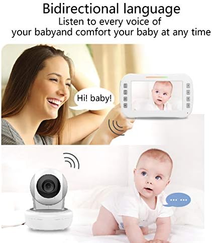 zmtzl 5.0 İnç bebek izleme monitörü Akıllı Hareket Izleme Ses Algılama 2.4 G WiFi ev güvenlik kamerası Kapalı IP Gözetim Pet