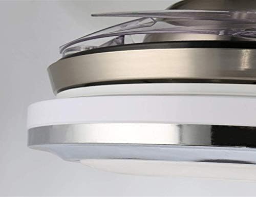 Efperfect 36 Modern tavan fanı ile ışık Bluetooth Müzik Çalar tavan vantilatörleri Uzaktan 3 Renk Değişiklikleri Görünmez Bıçakları