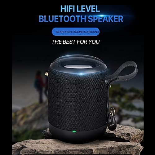 Su geçirmez Bluetooth Hoparlör Kablosuz Açık Loud Ses Derin Bankası Startree BD05 (Siyah)