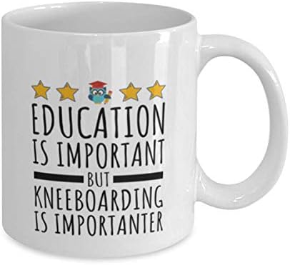 Kneeboarding Kupa-Sporseverler için Eğlenceli Kahve Fincanı-Eğitim Önemlidir Ama Önemlidir