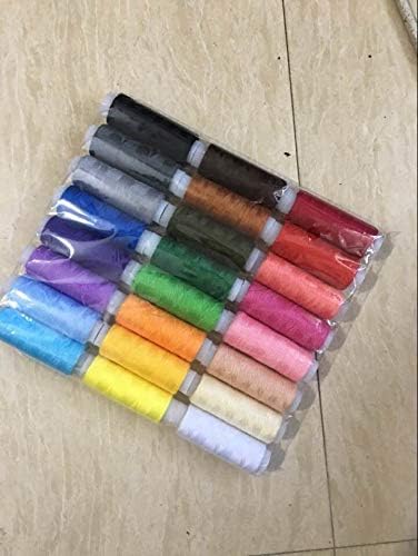El Dikiş Makinesi için Güzel 10 Renk/Set Polyester Dayanıklı Dikiş Örme İplik Makarası