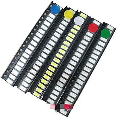 IAGONGC Diyot 100 adet / grup 60MA 0.2 W 5730 SMD LED Diyotlar Çeşitler kiti, beyaz Sarı kırmızı Yeşil Mavi 2.0~3.3 V DIY Elektronik