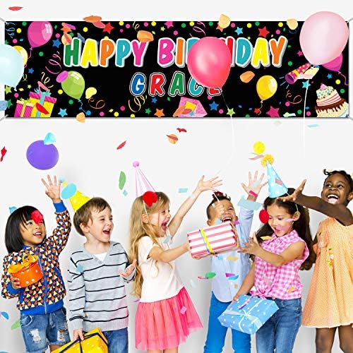 Renkli DIY Doğum Günü Afiş Seti Işçiliği Mutlu Doğum Günü Posteri Dekorasyon Alfabe Çıkartmalar Parti Süslemeleri Kiti Doğum